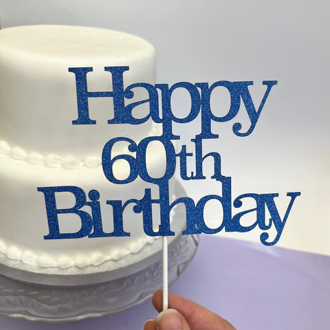 Happy 60th Topper
