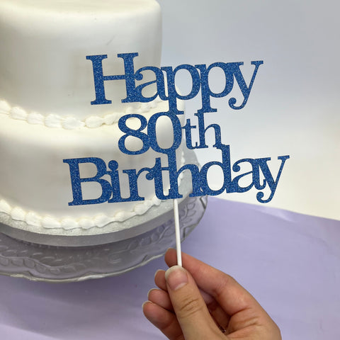 Happy 80th Topper