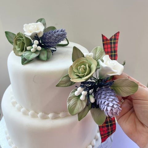Thistle & Rose Spray