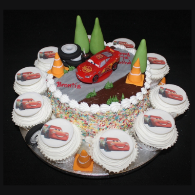 Cars Theme & Cupcakes