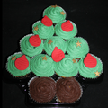 Tree Cupcake Platter