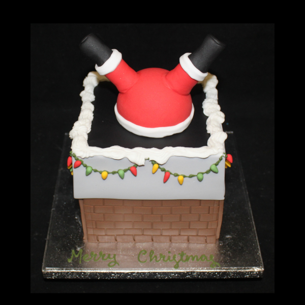 Santa In Chimney