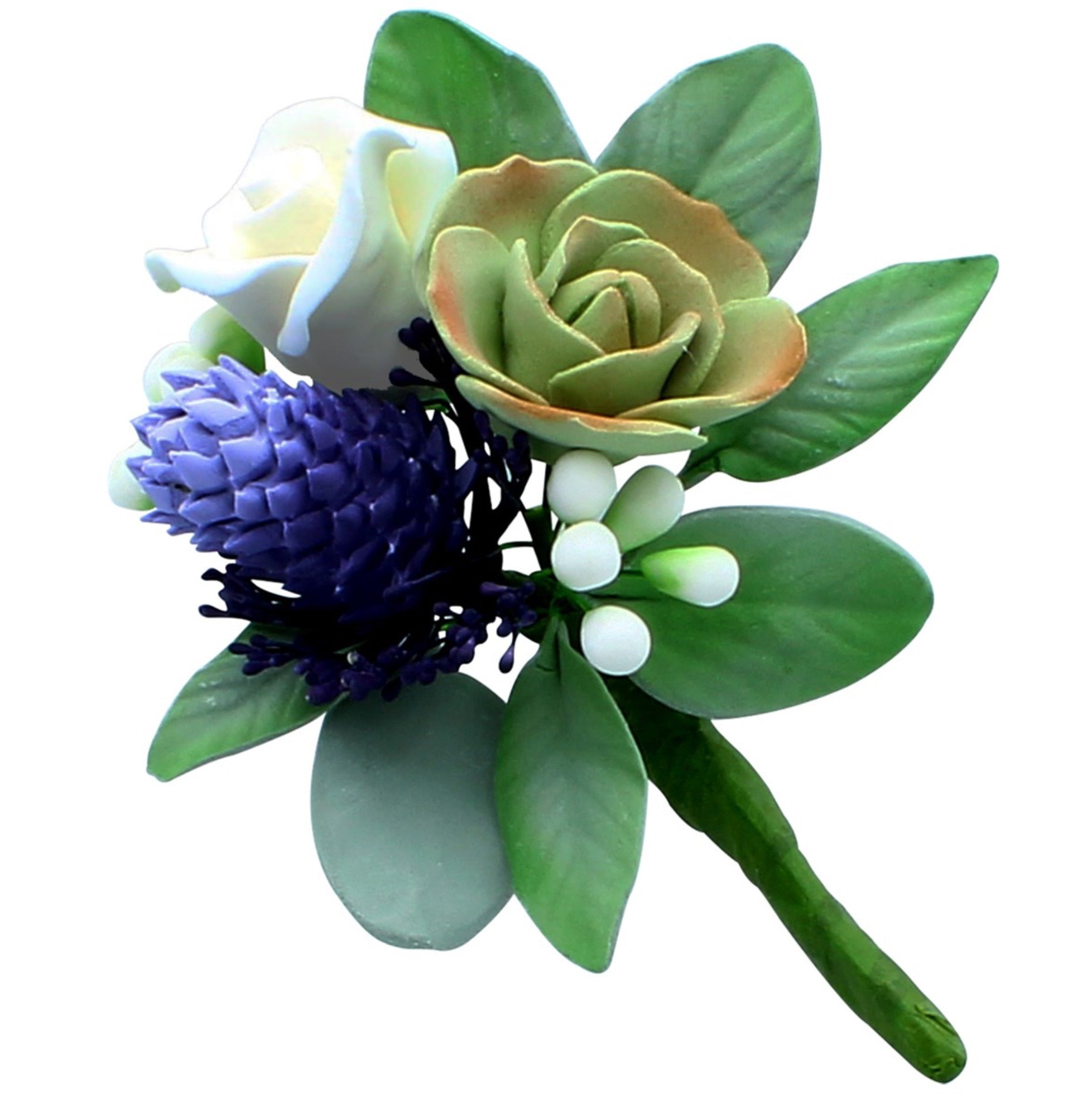 Thistle & Rose Spray