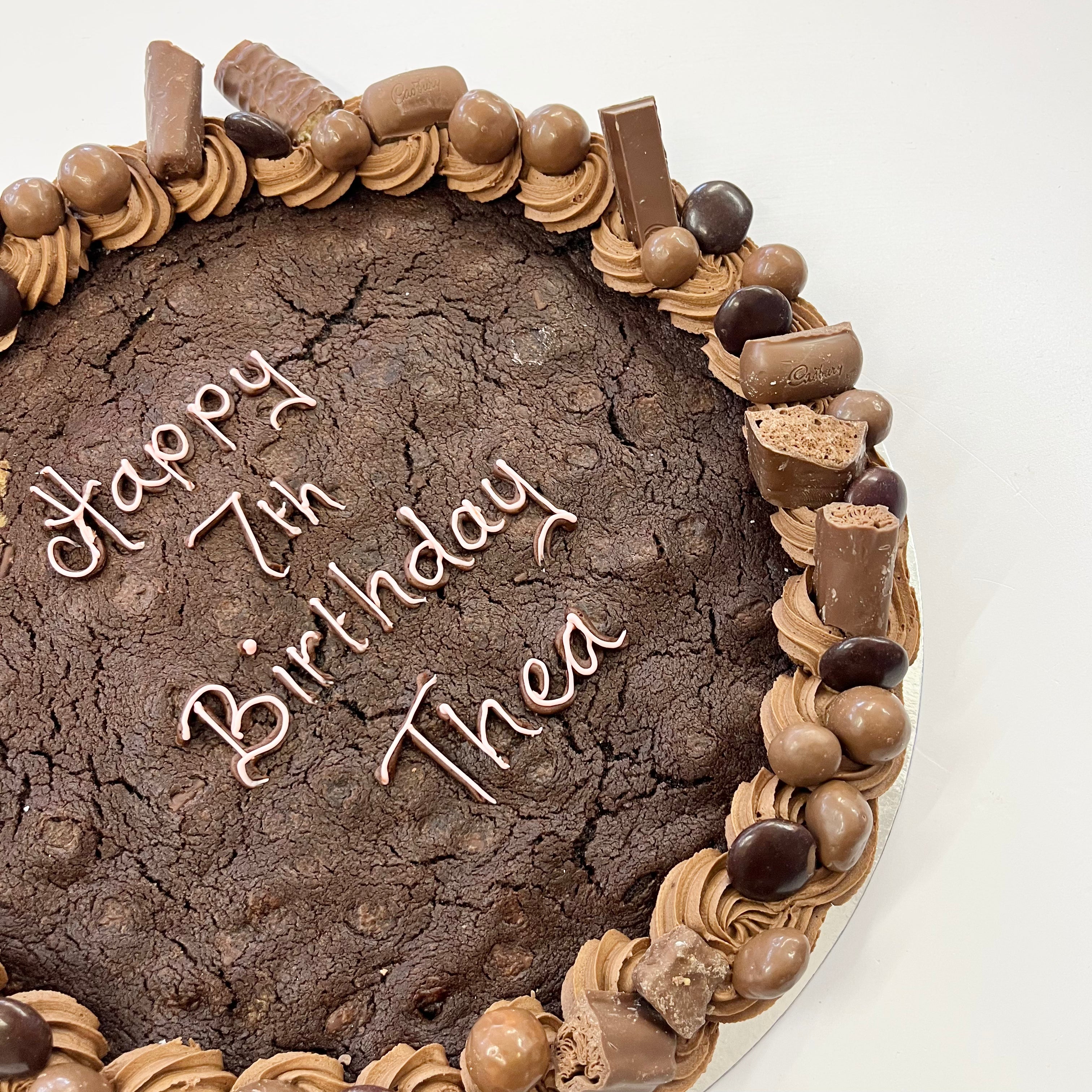 Chocolate Galore Giant Cookie